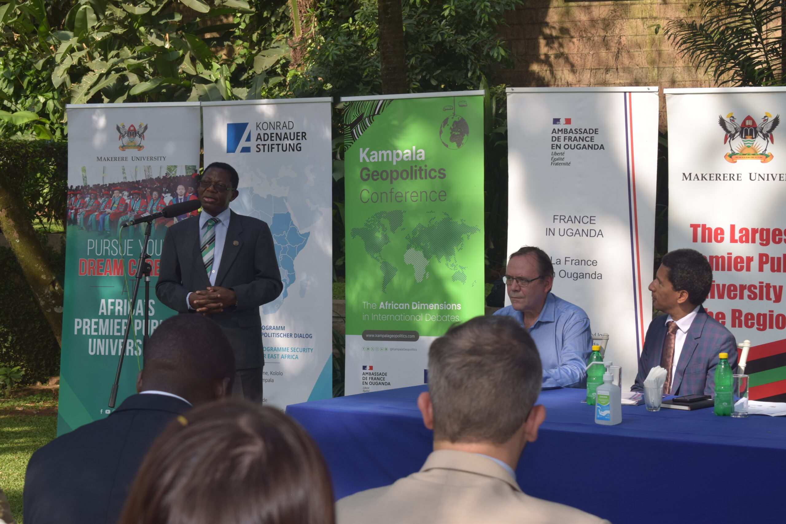 Prof. Mukadasi Buyinza, Deputy Vice Chancellor of Academic Affairs at Makerere University, addressing guests