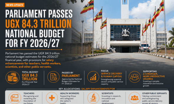Teachers, Health Workers to Benefit as Uganda Passes Shs84.3T Budget